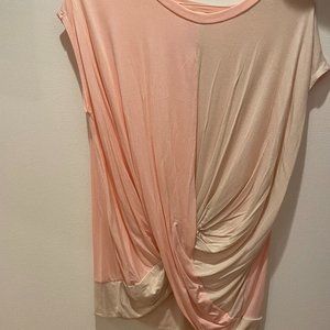 Criss Cross Front 2 Tone (Blush/Sand)